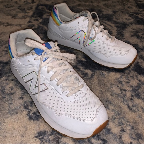 Mens Rare LGBTQ Holographic Trimmed Sneakers - Picture 6 of 10